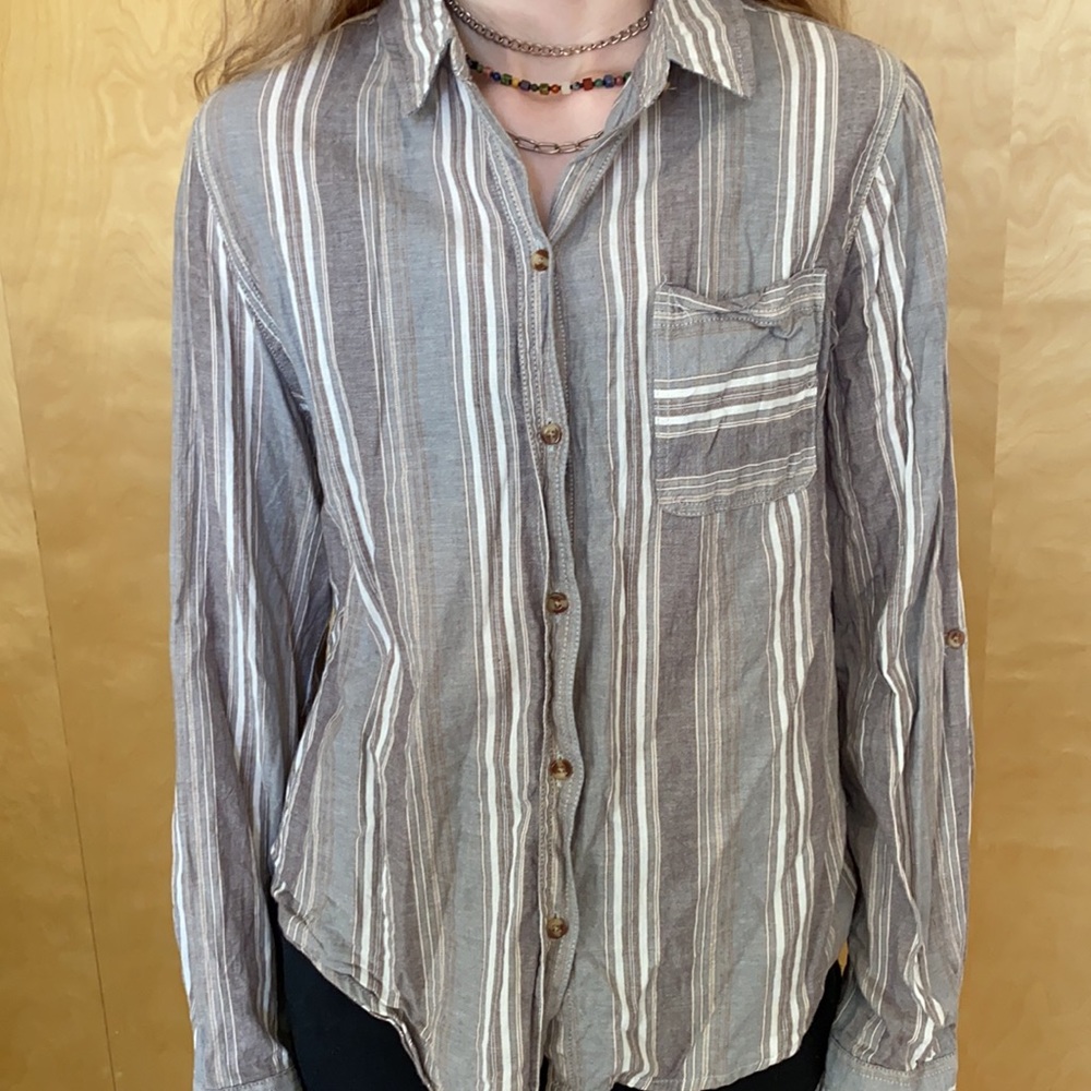 Striped Button Down